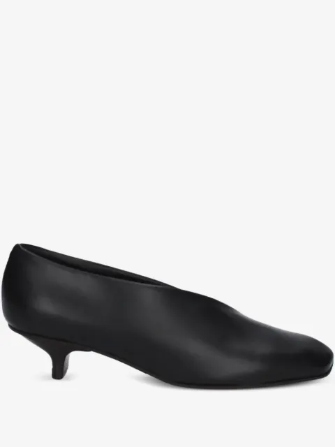 Vicini square-toe kitten-heel pumps