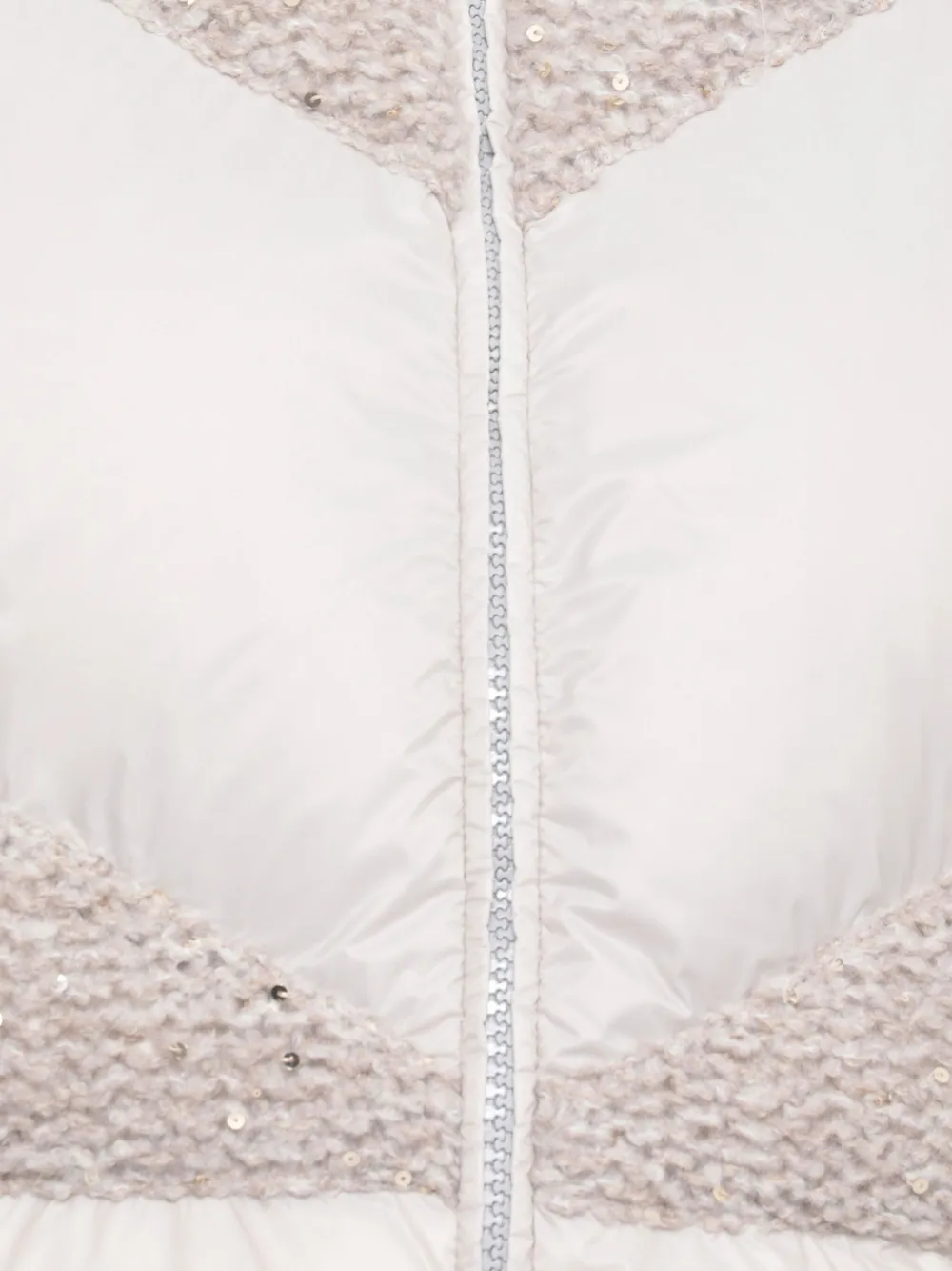 Panicale Hooded Knitted-panel Jacket In Multi