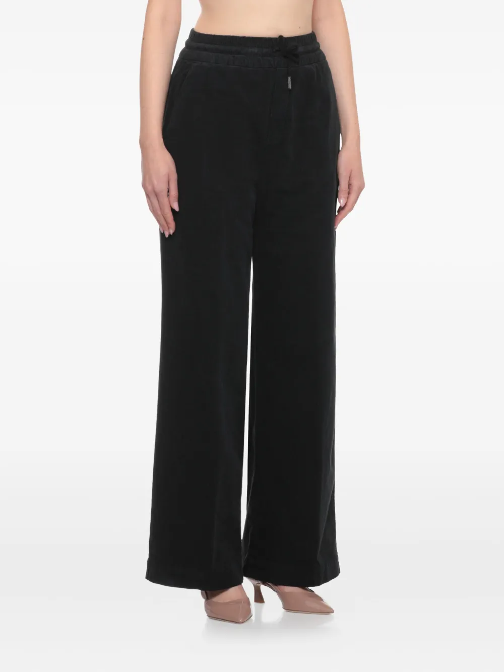 PANICALE drawstring cotton trousers | Wide-Leg Pants | Image 2