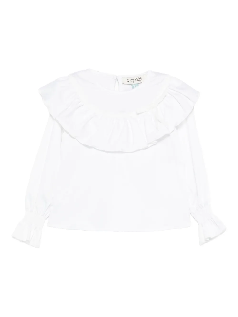 alapage ruffle-trim blouse | rose | Image 1
