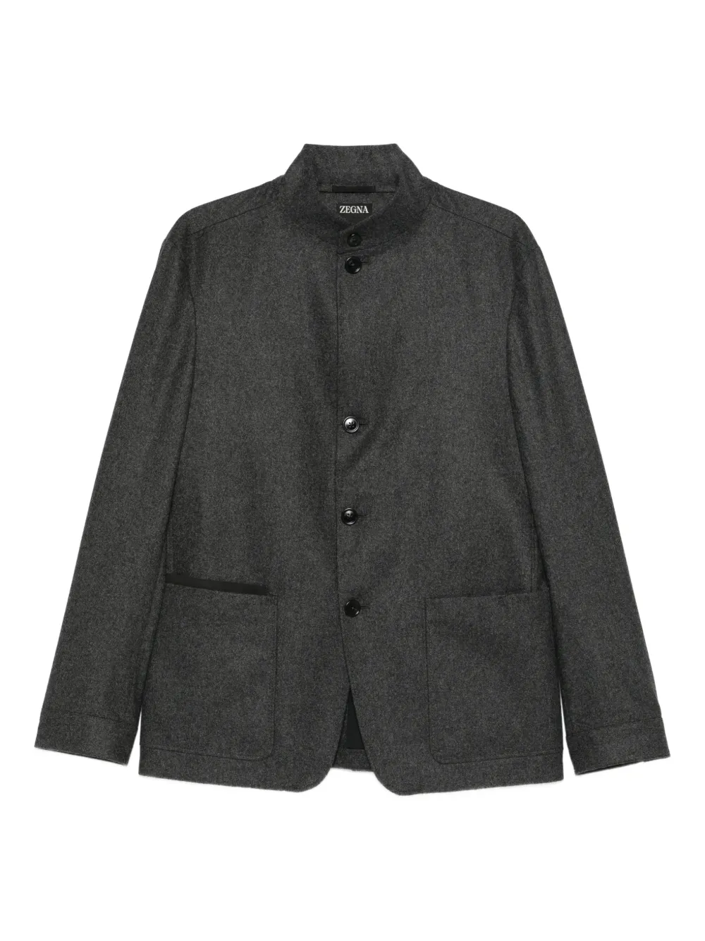 Zegna Button Pockets Jacket | gris | Image 1