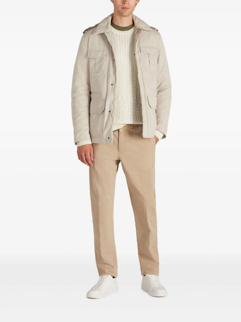 Montedoro buttoned jacket | Lightweight Jackets | Image 2