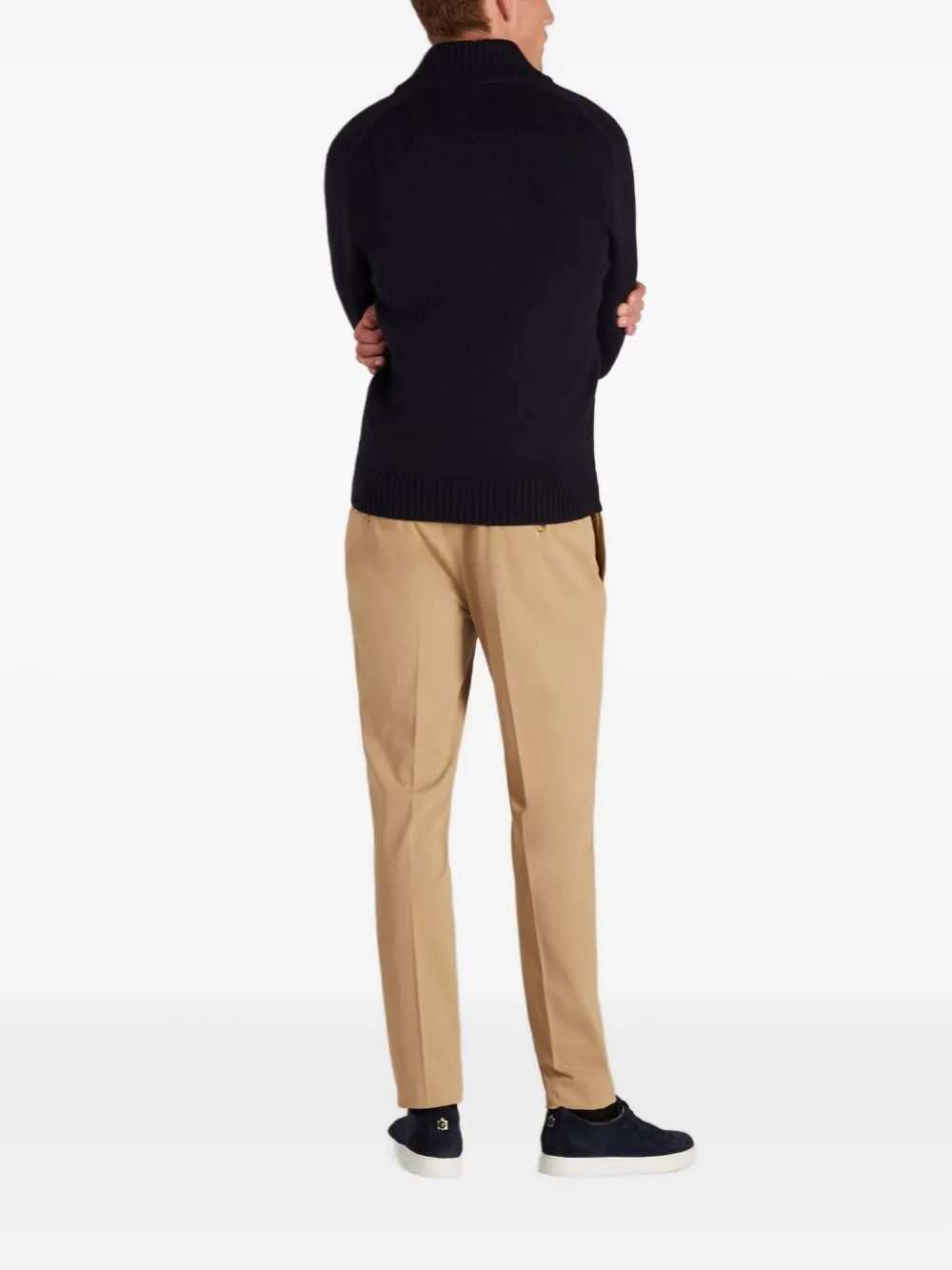 Incotex Chino met riemluslen Beige