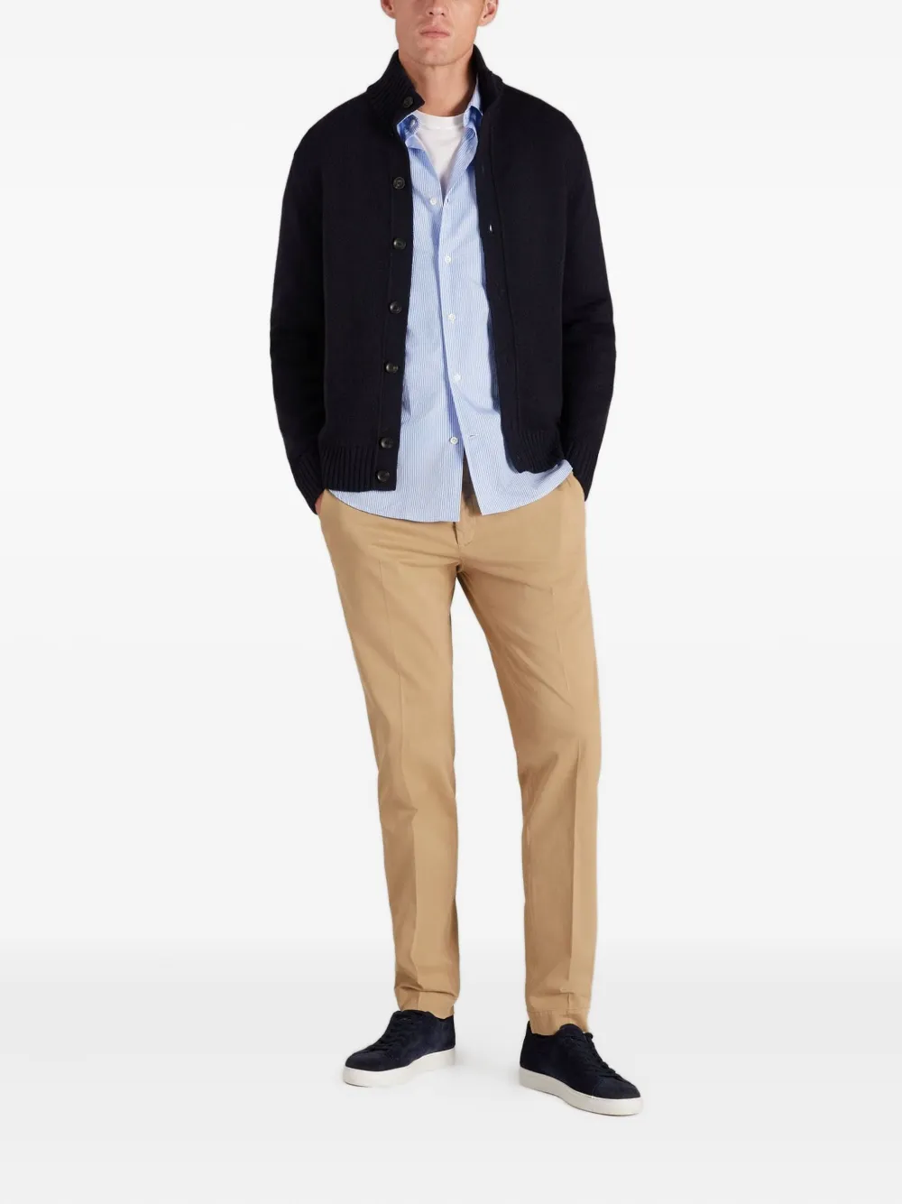 Incotex Chino mit Gürtelschlaufen | Chinos | Image 2