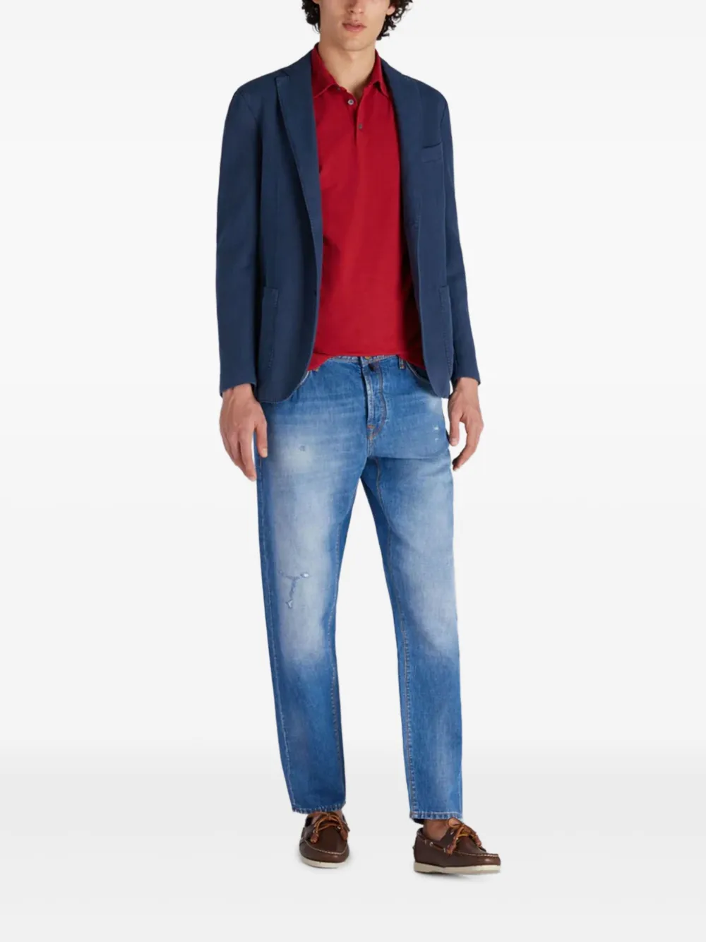 Zanone playera tipo polo con botones | Image 2