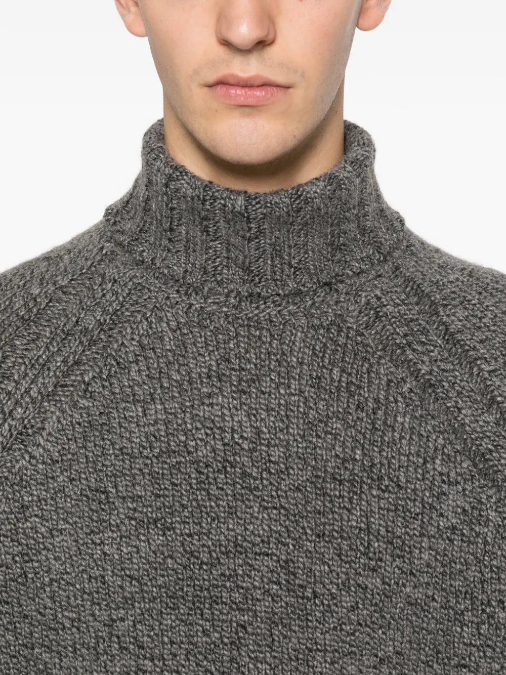 Zegna long-sleeve sweater Grijs