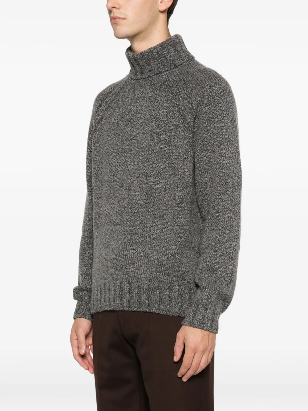 Zegna long-sleeve sweater Grijs