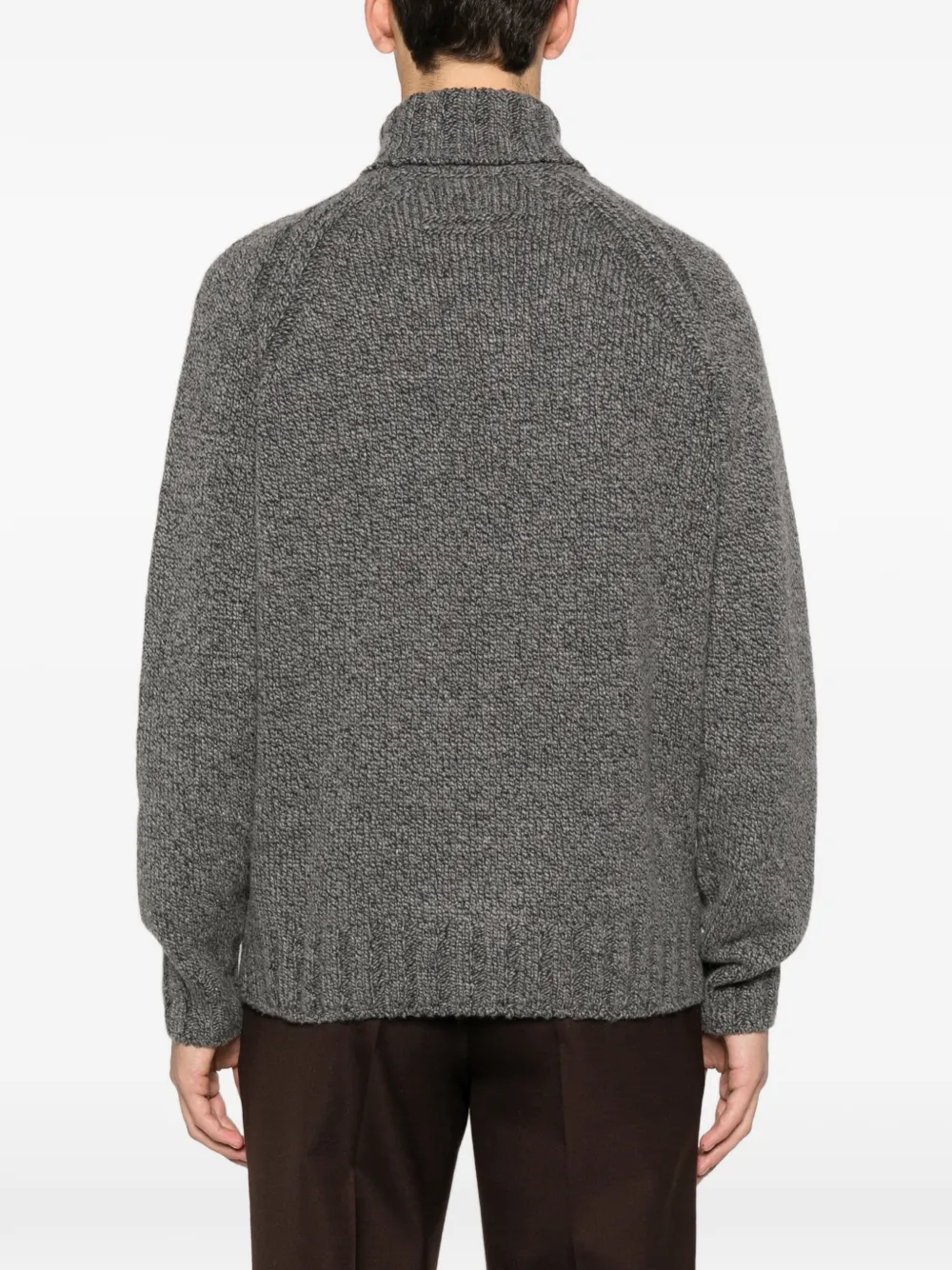 Zegna long-sleeve sweater Grijs