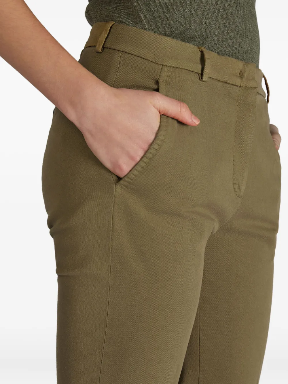 Slowear Pleasted Trousers In Green