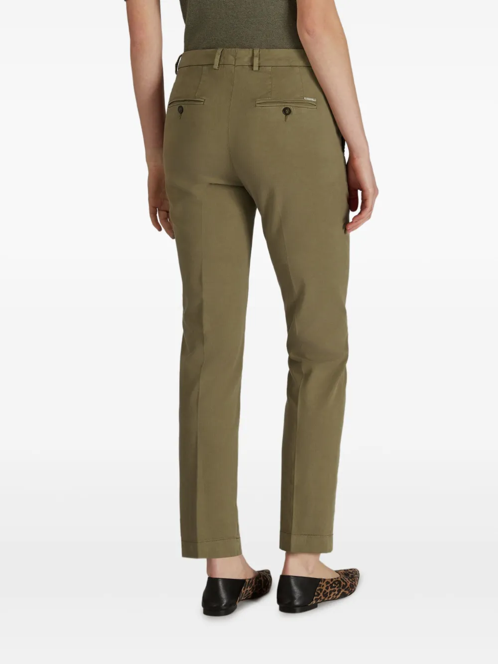 Slowear Pleasted Trousers In Green