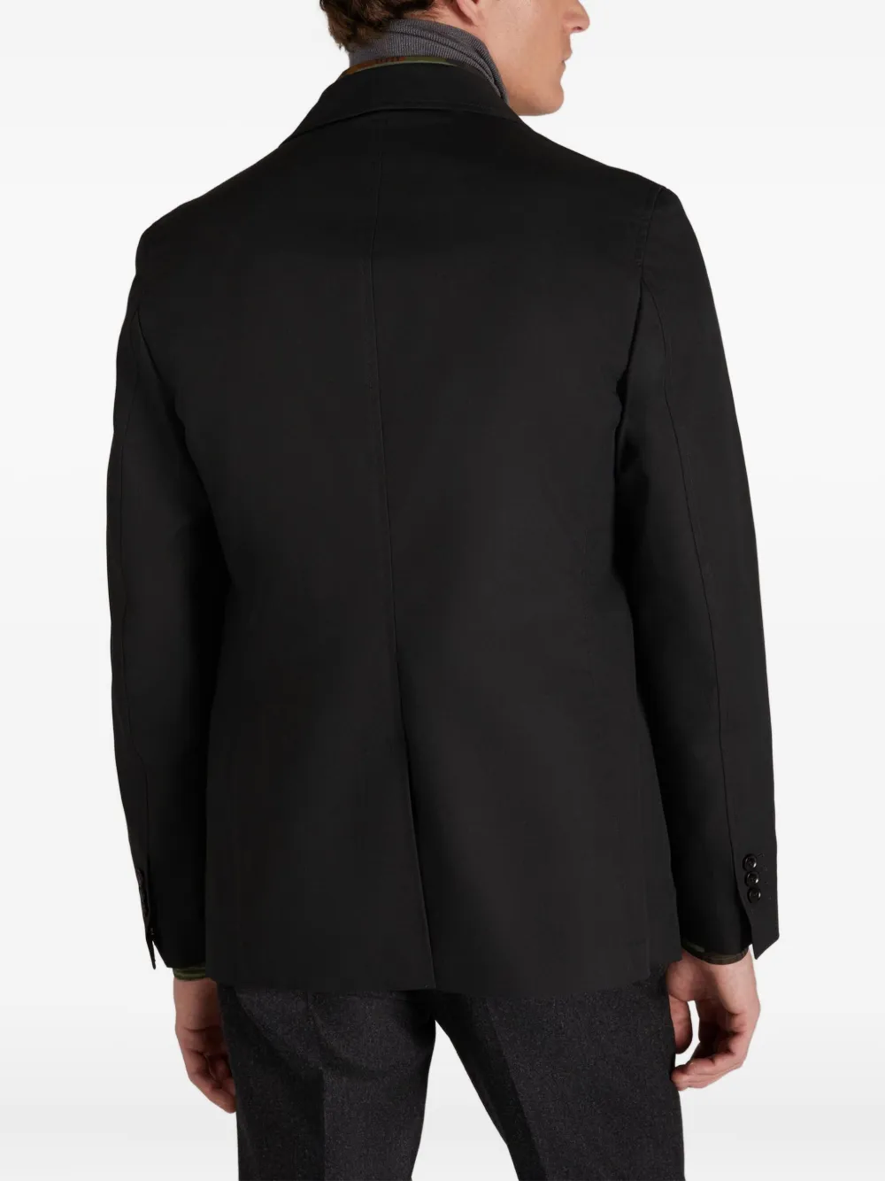 Montedoro Blazer met opgestikte zak Zwart