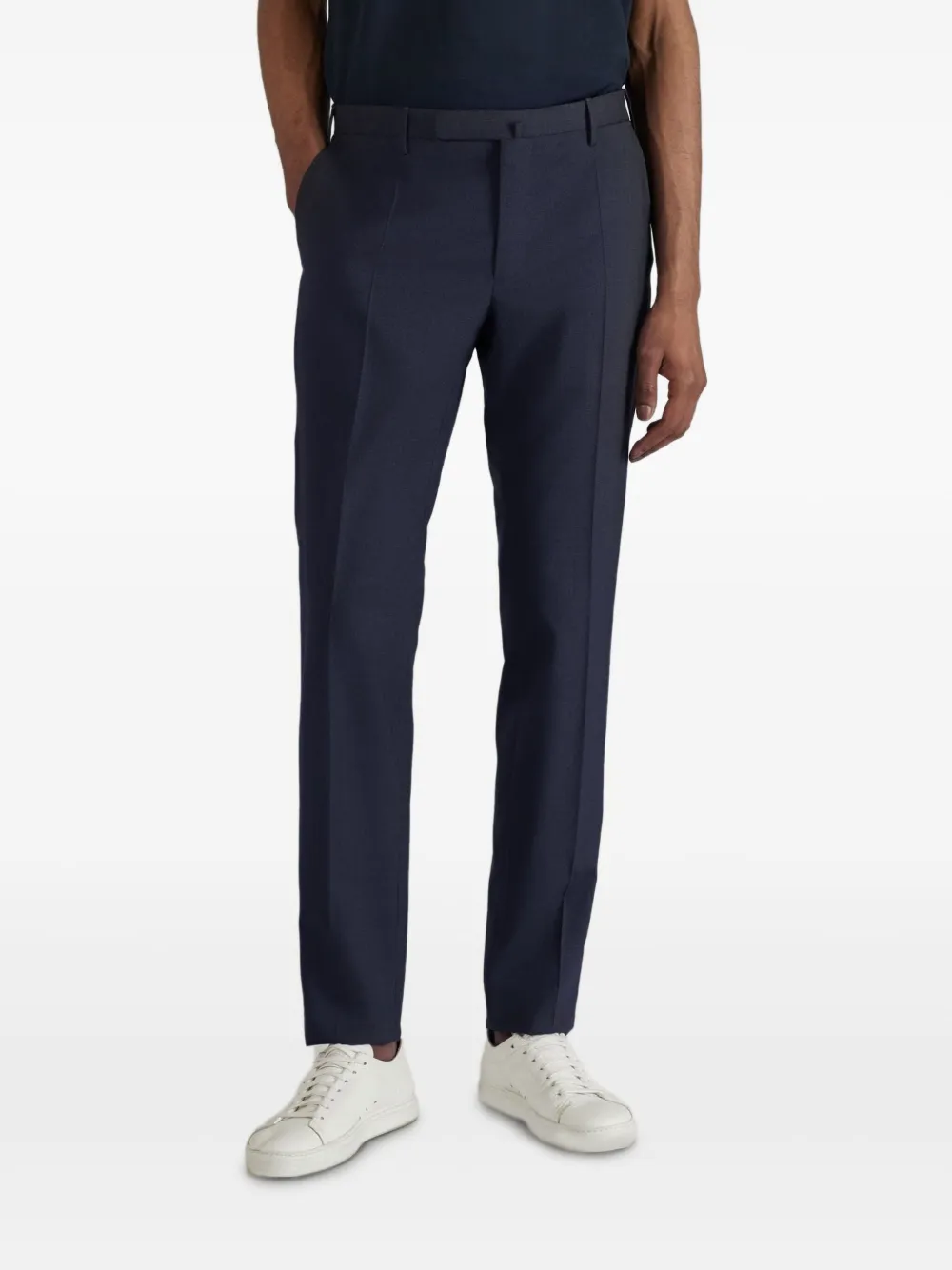 Slowear Pleated Trousers In Blue
