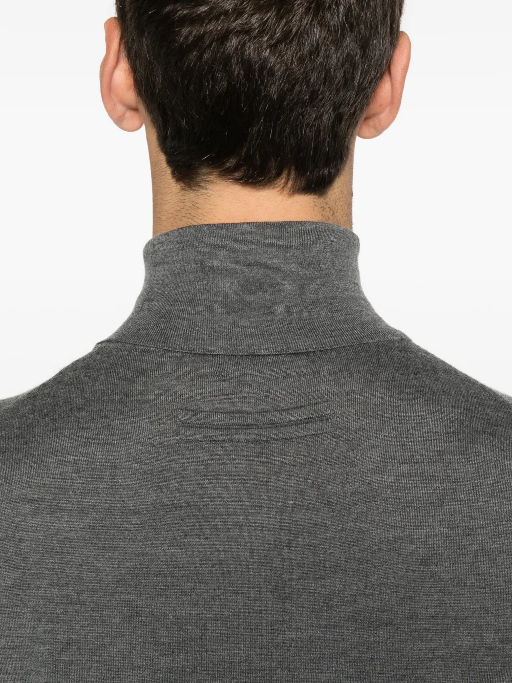 Zegna roll-neck sweater Grijs