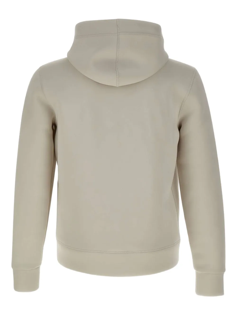 Blauer Hoodie met rits Beige