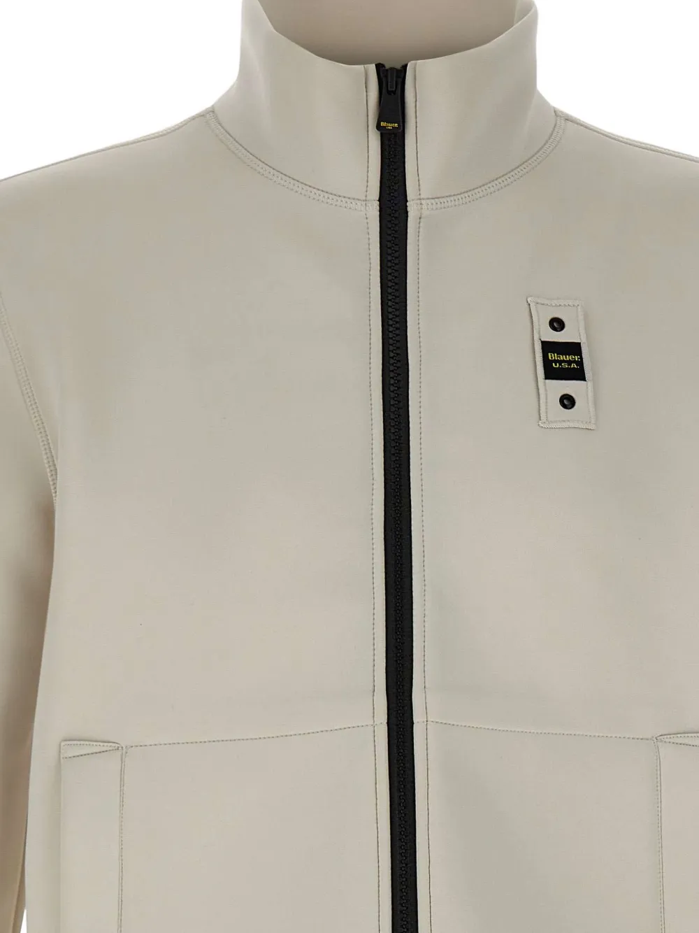 Blauer Halborn Zip-fastening Sweatshirt In Neutral