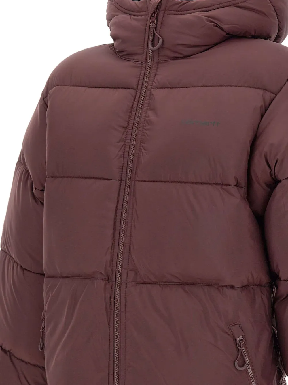 Carhartt Toronto Logo-detail Hooded Jacket In Red