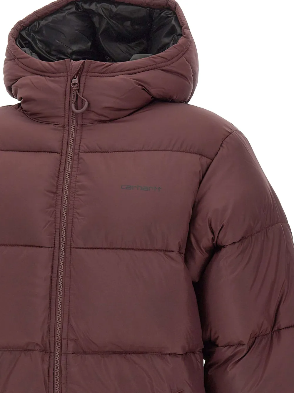 Carhartt Toronto Logo-detail Hooded Jacket In Red