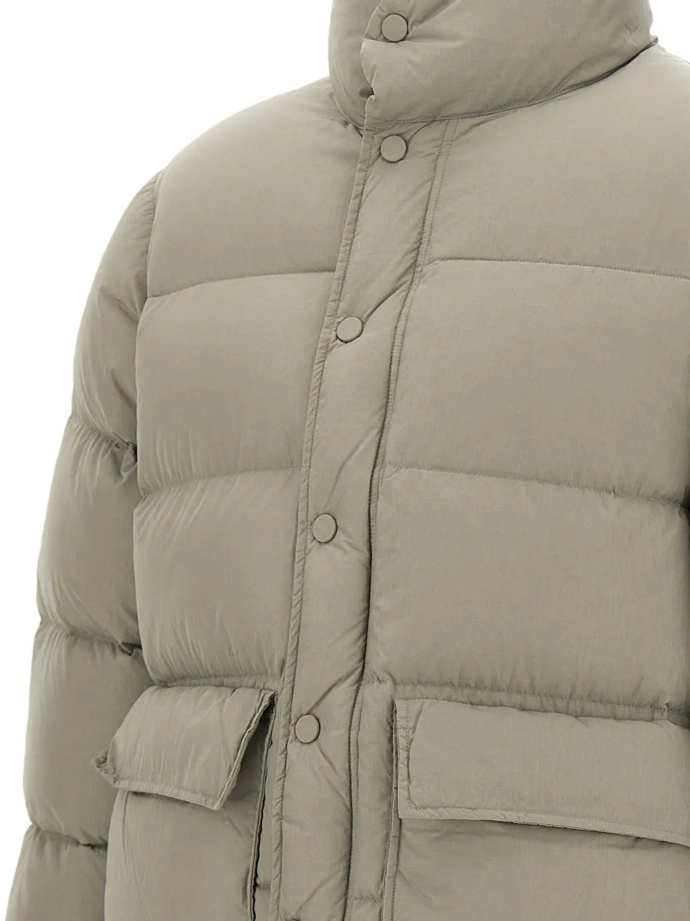 Maison Kitsuné Gewatteerd jack Groen