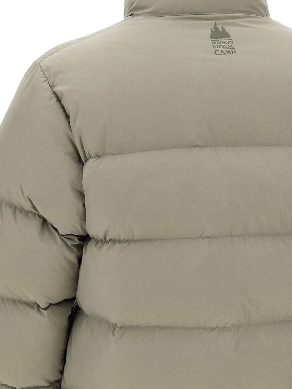 Maison Kitsuné Gewatteerd jack Groen