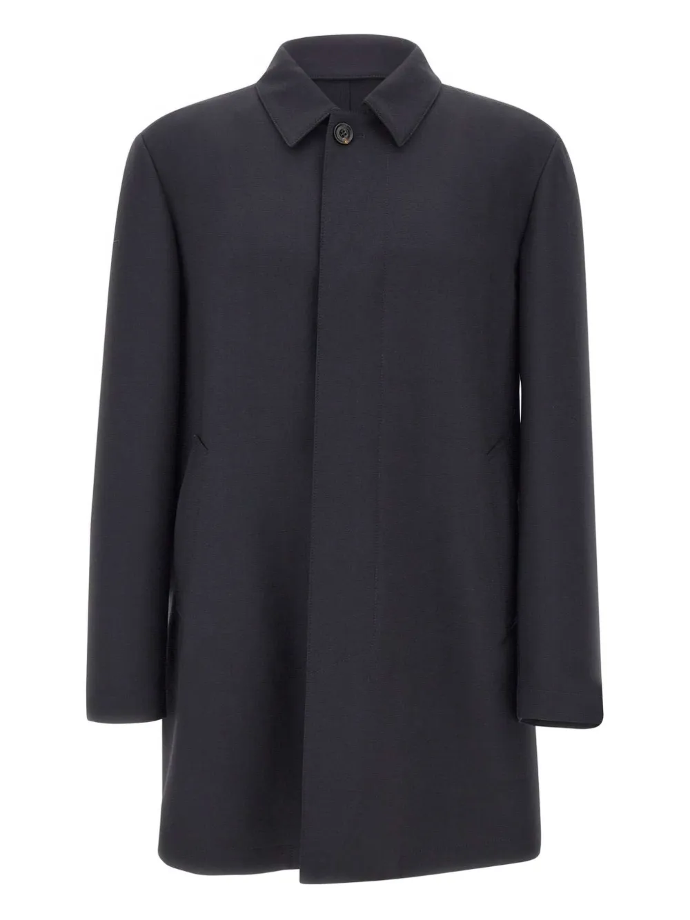 Corneliani single-breasted coat | Black | Image 1