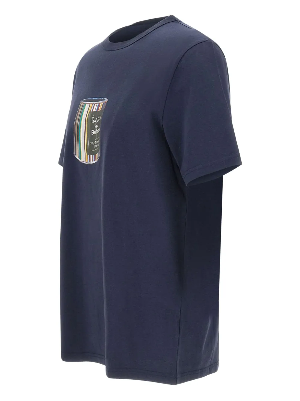Chiara D'este Crewneck Front-print T-shirt In Blue