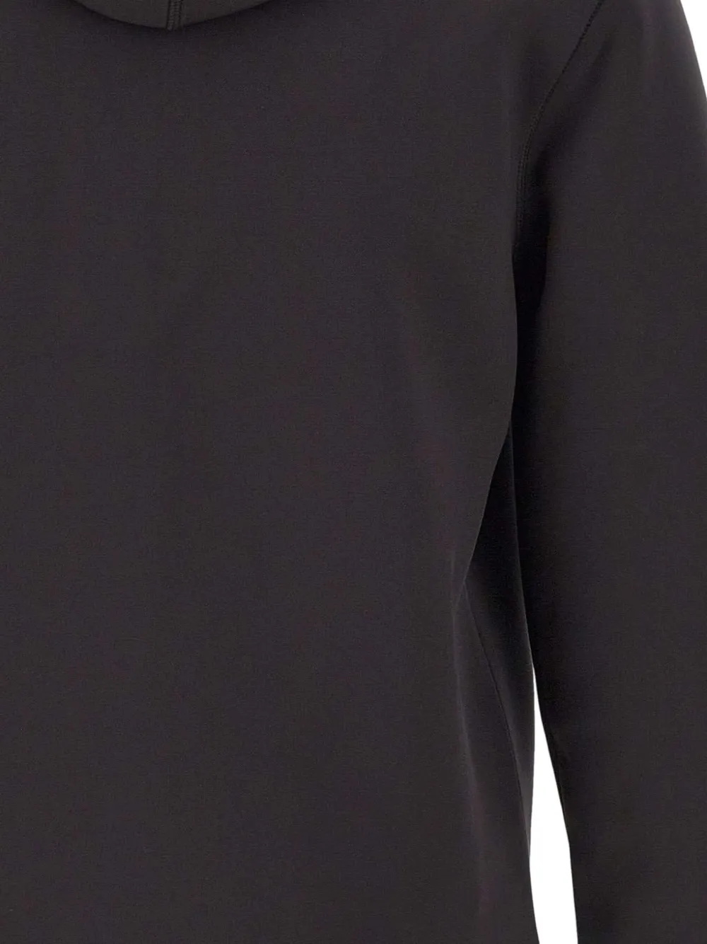 Blauer Drawstring Zipped Hoodie In Black