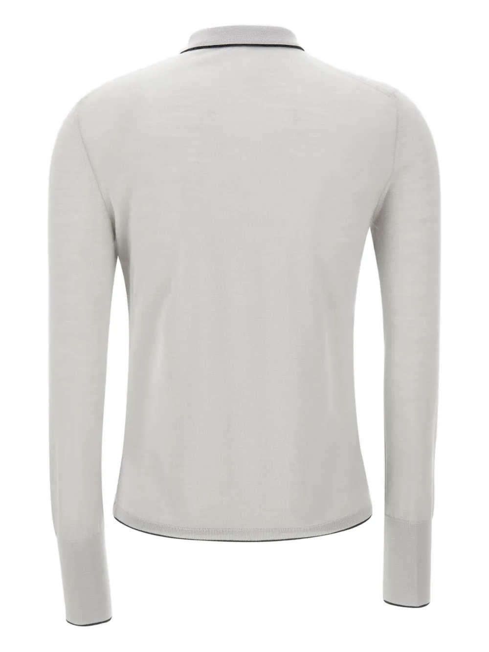 Eleventy wool polo top - Grijs