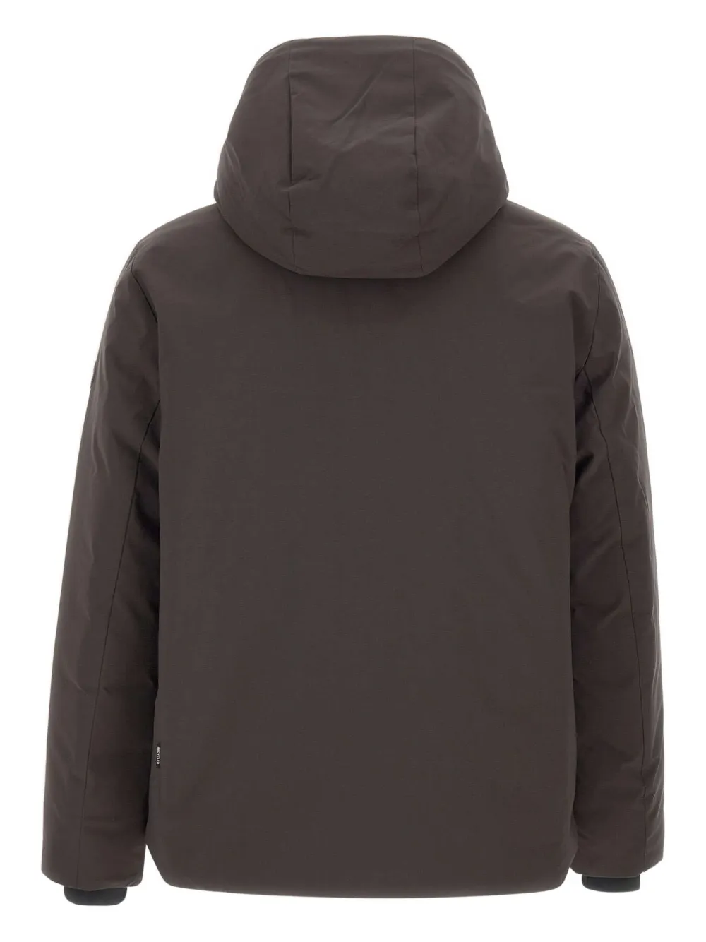 Save The Duck Logo-patch Padded Jacket In Brown