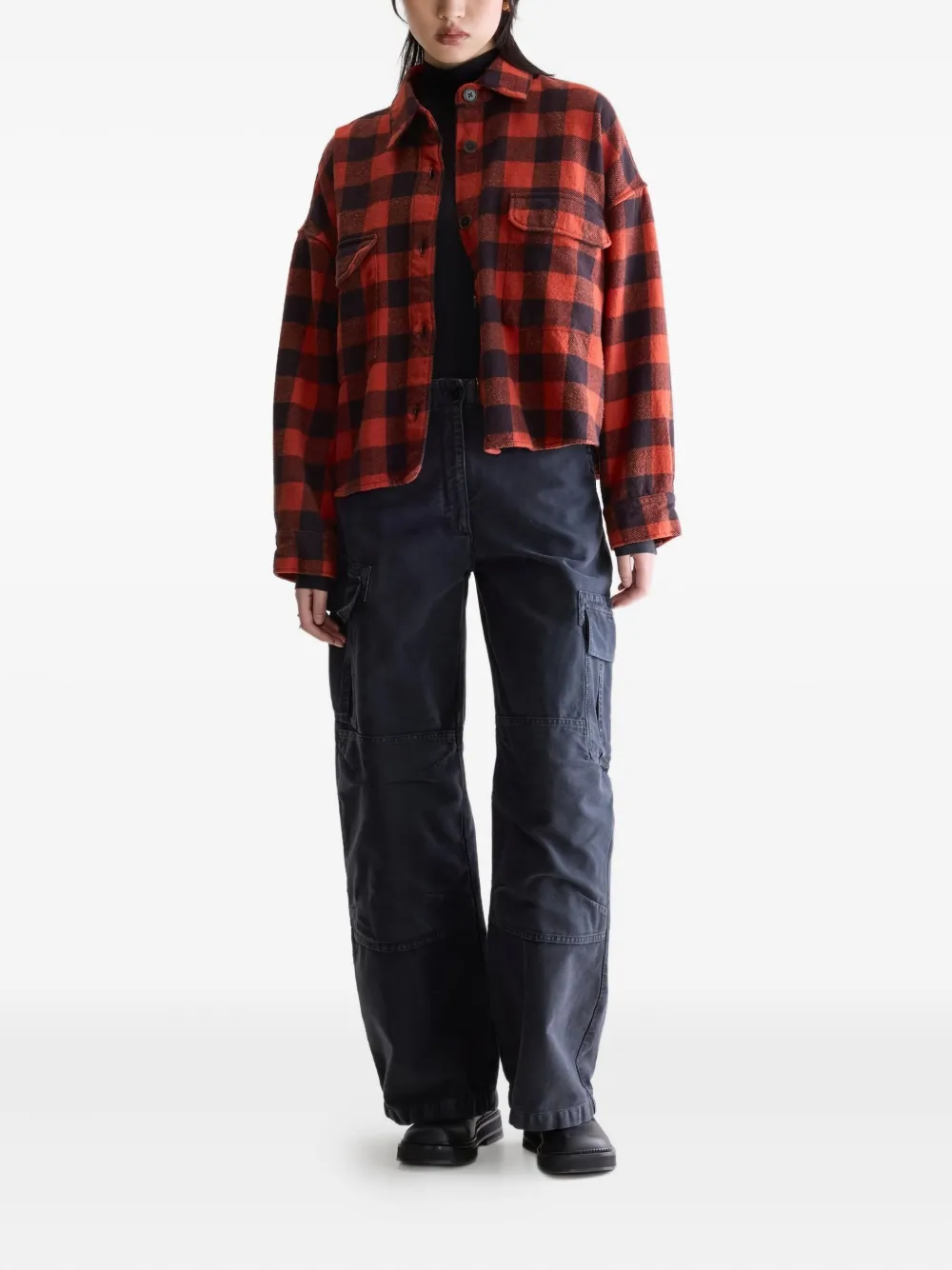Bellerose Wyat checked shirt - Rood