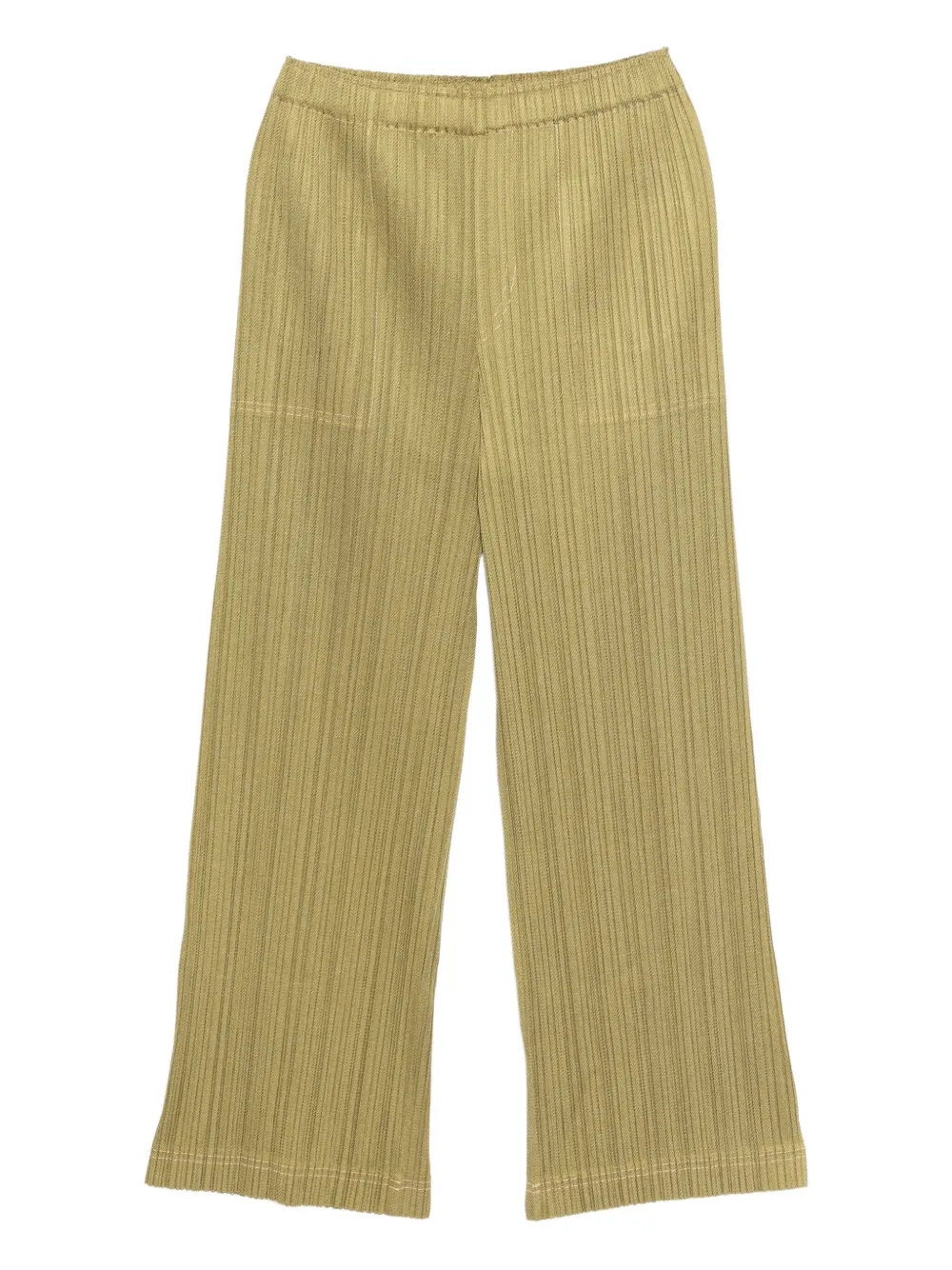 Issey Miyake Pleated Trousers In Green