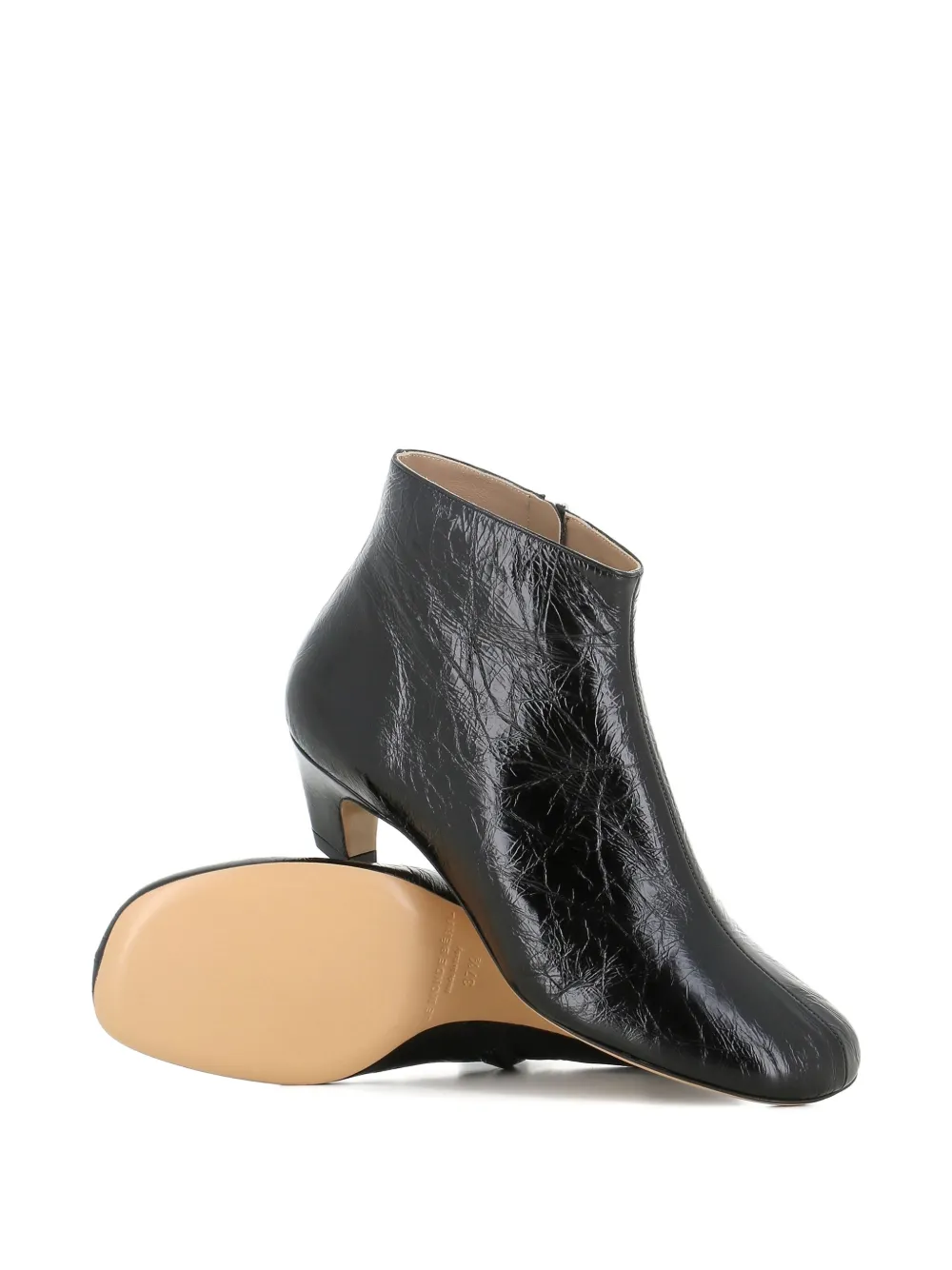 Le Monde Beryl Square-toe Boots In Black