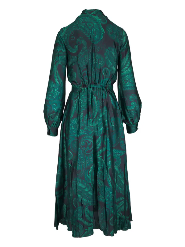 ETRO long-sleeve Midi Dress | Green | FARFETCH