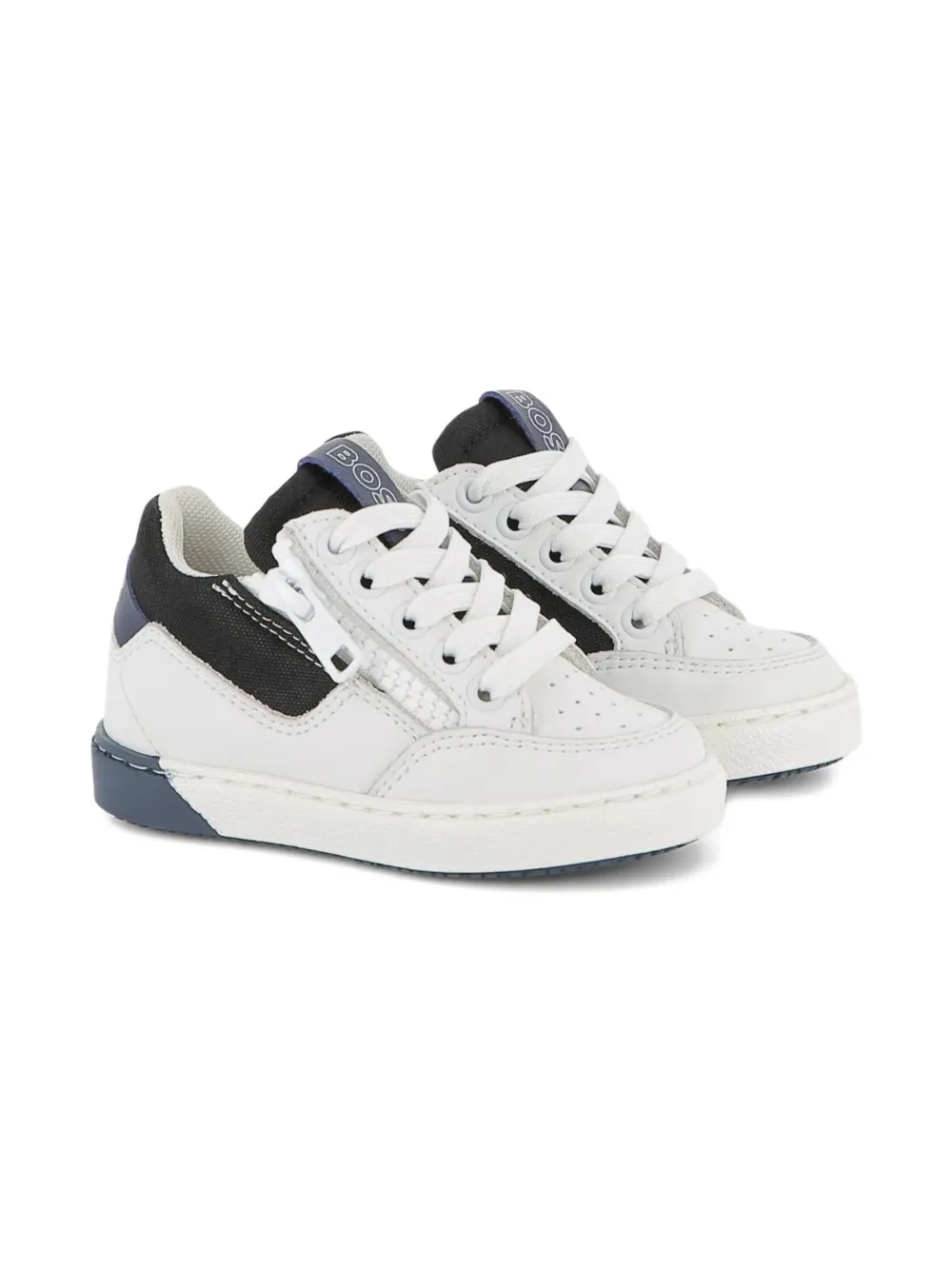BOSS Kidswear Sneakers met vlakken Wit