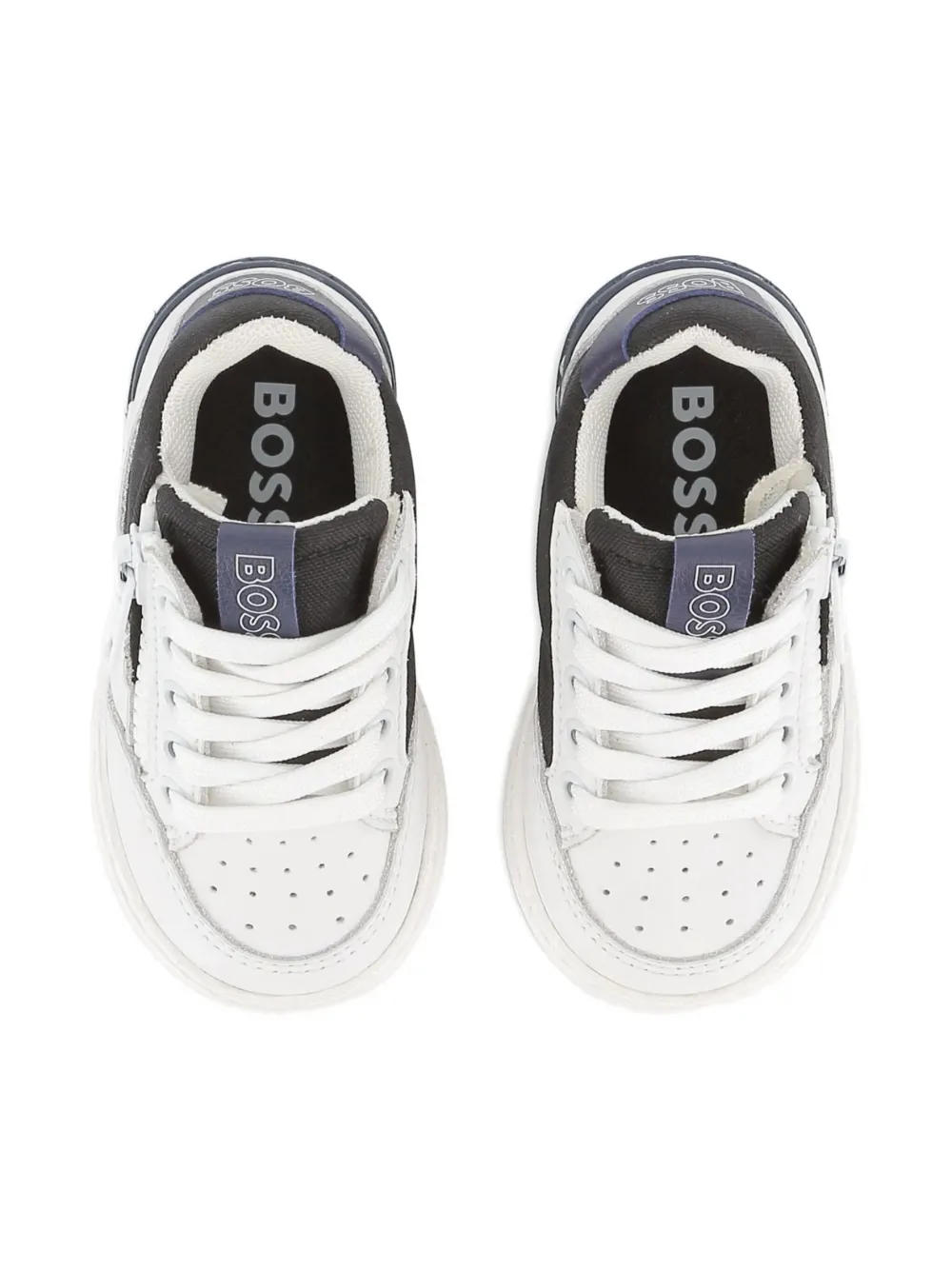 BOSS Kidswear Sneakers met vlakken Wit