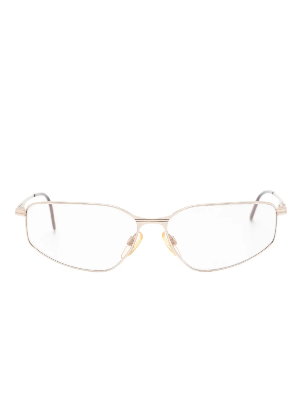 Zeiss geometric-frame sunglasses | Gold | Image 1