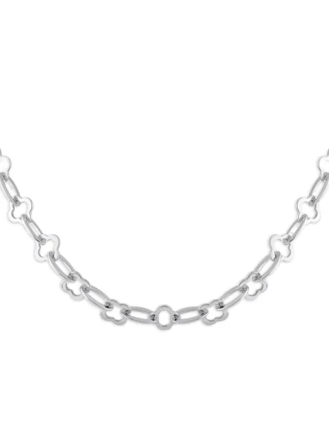 Van Cleef & Arpels 18K white gold Alhambra necklace