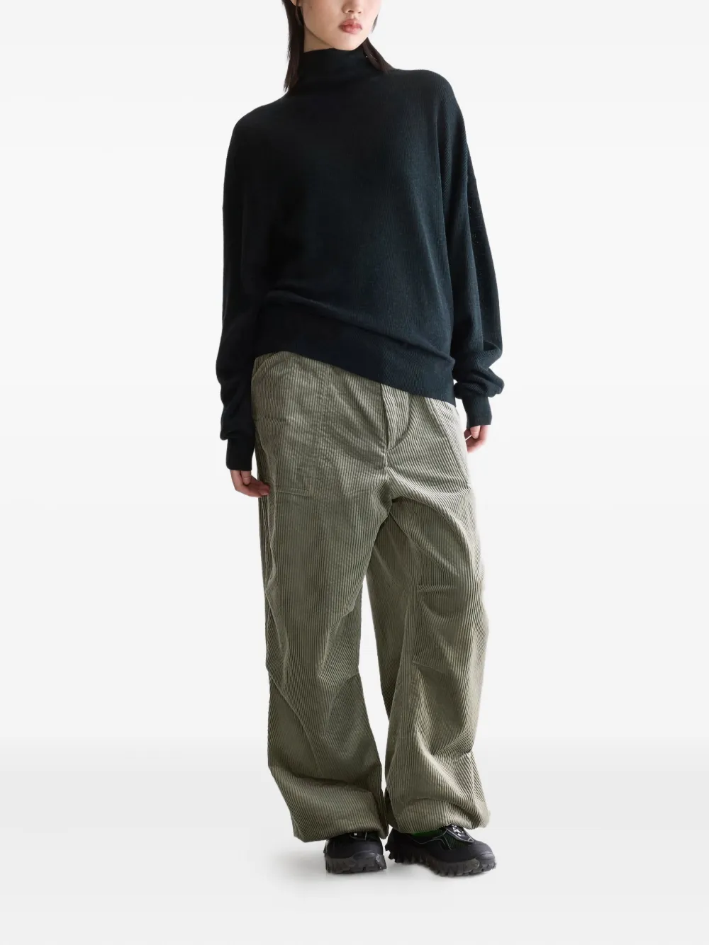 Bellerose Arybol Roll-neck Sweater In Green