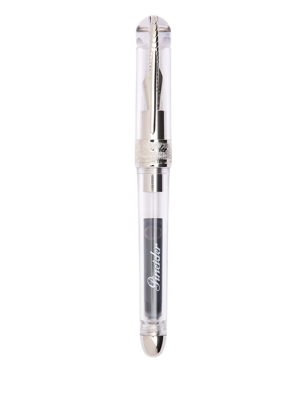 Pineider engraved fountain pen - Bianco