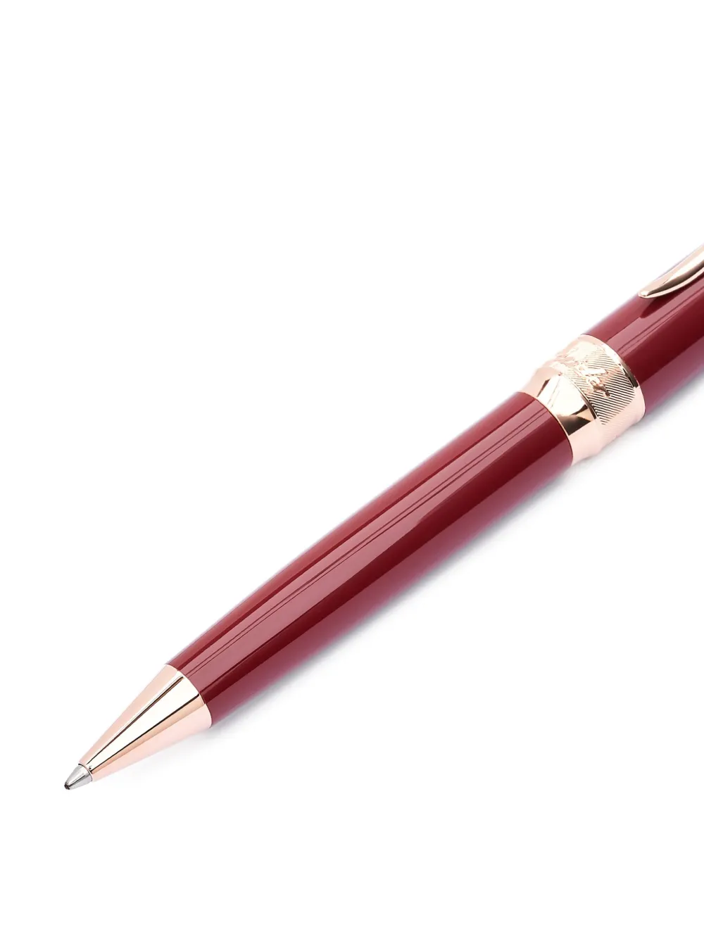  Pineider Classic Rose Gold Ballpoint Pen (14cm X 1.35cm) - Red 