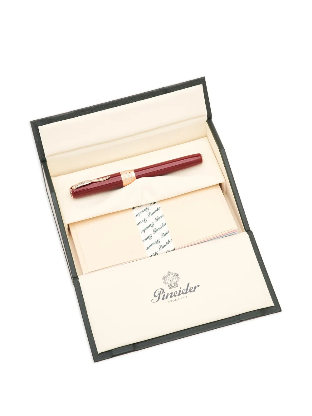 Pineider Classic Rose Gold rollerball pen (14.4cm x 1.55cm) | Red | Image 1