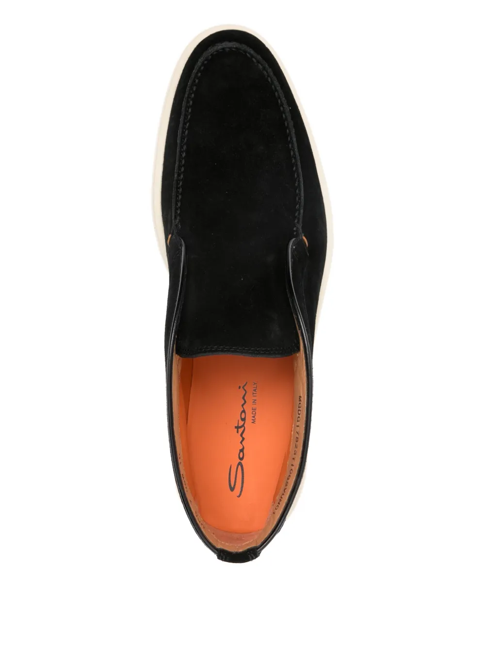 Santoni Suède desert boots Zwart