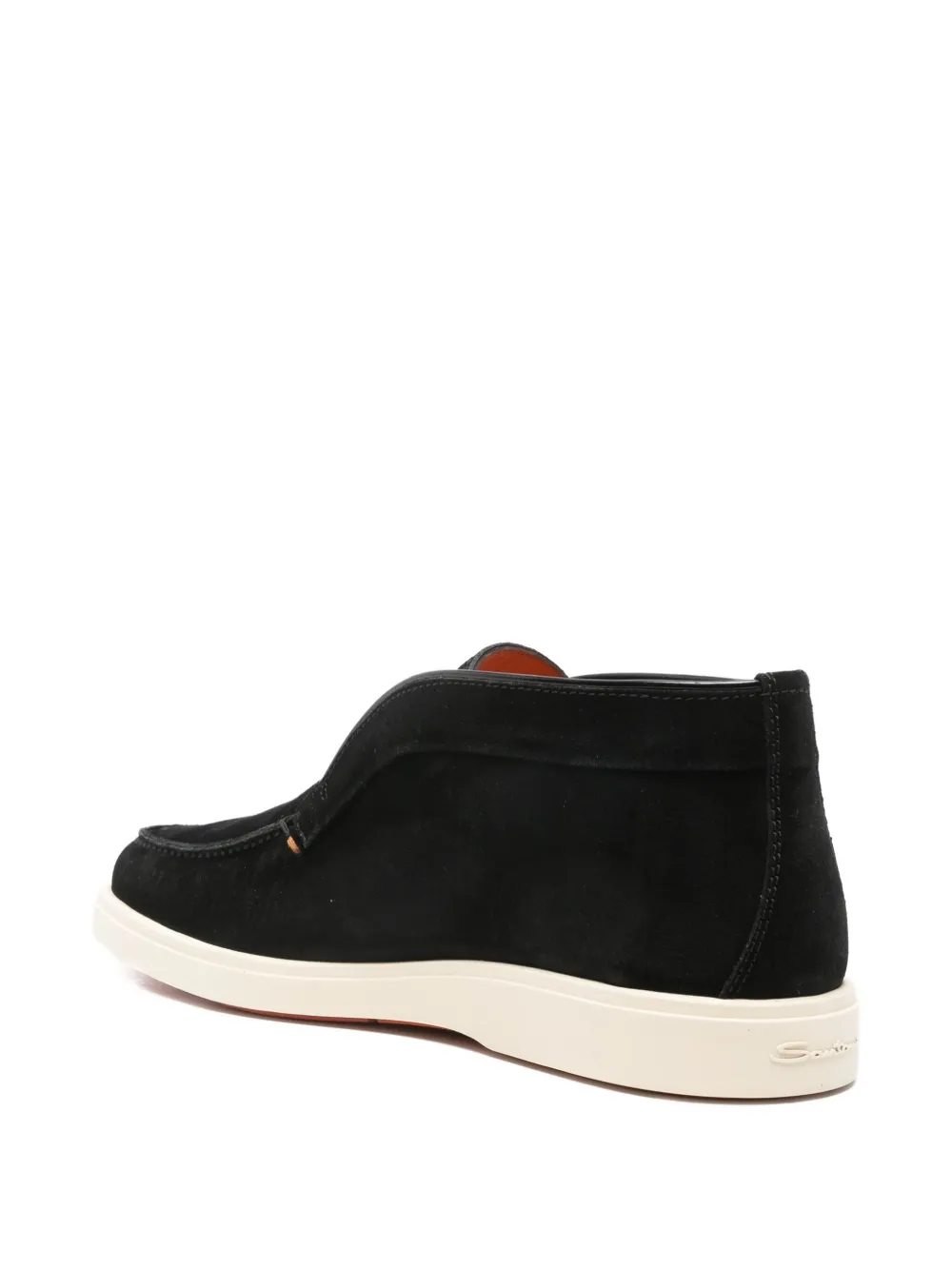 Santoni Suède desert boots Zwart