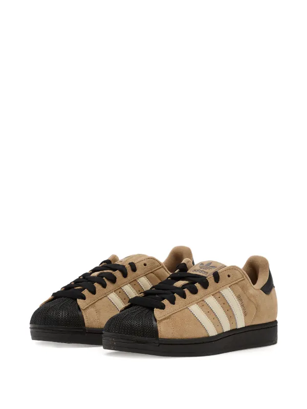 adidas gazelle silver green womens adidas Originals Superstar II - Chalky Brown/Chalky Brown/Chalky Brown -  Trainers
