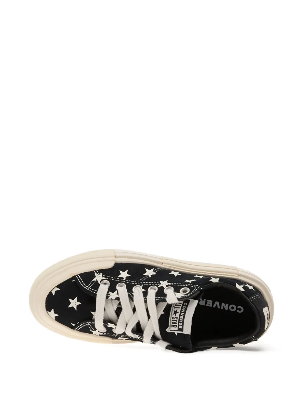 Converse Cruise Star-print Platform Sneakers In Black