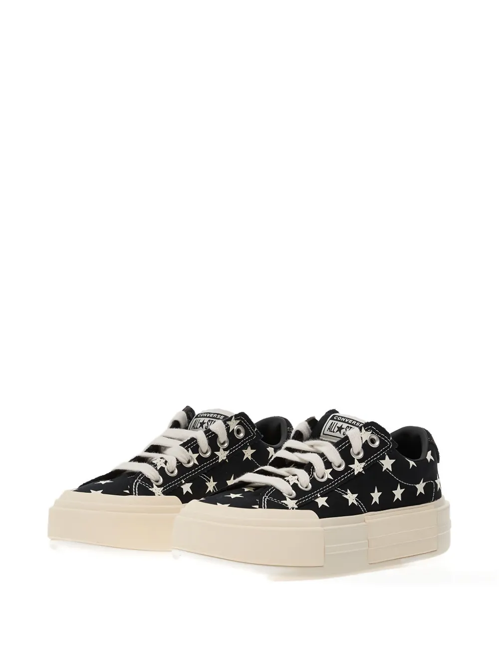 Converse Cruise sneakers met plateauzool en sterprint Zwart