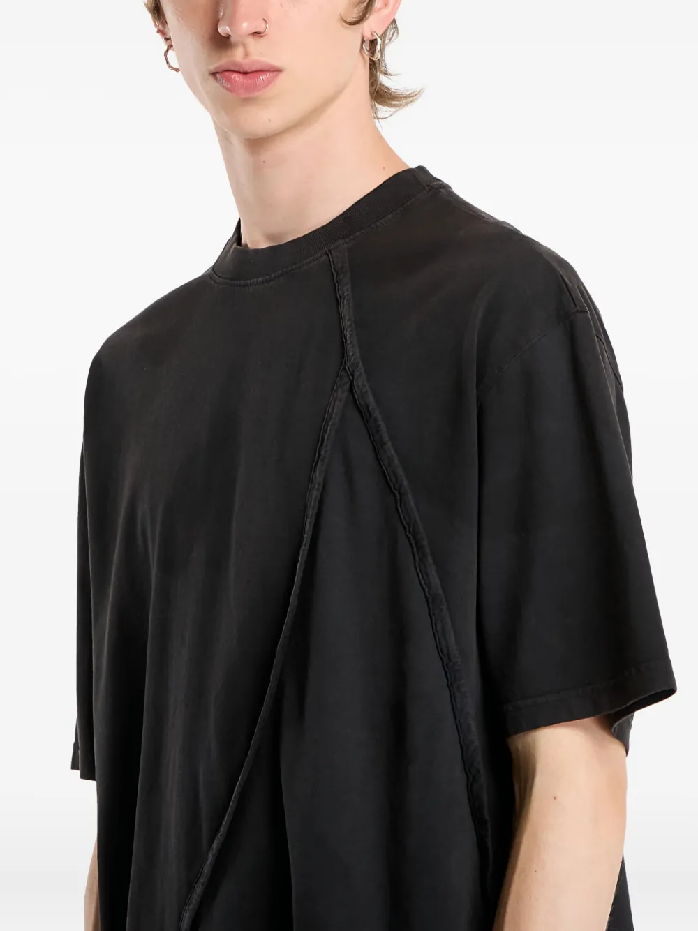 A-cold-wall* Chartered Cotton Tshirt In Black