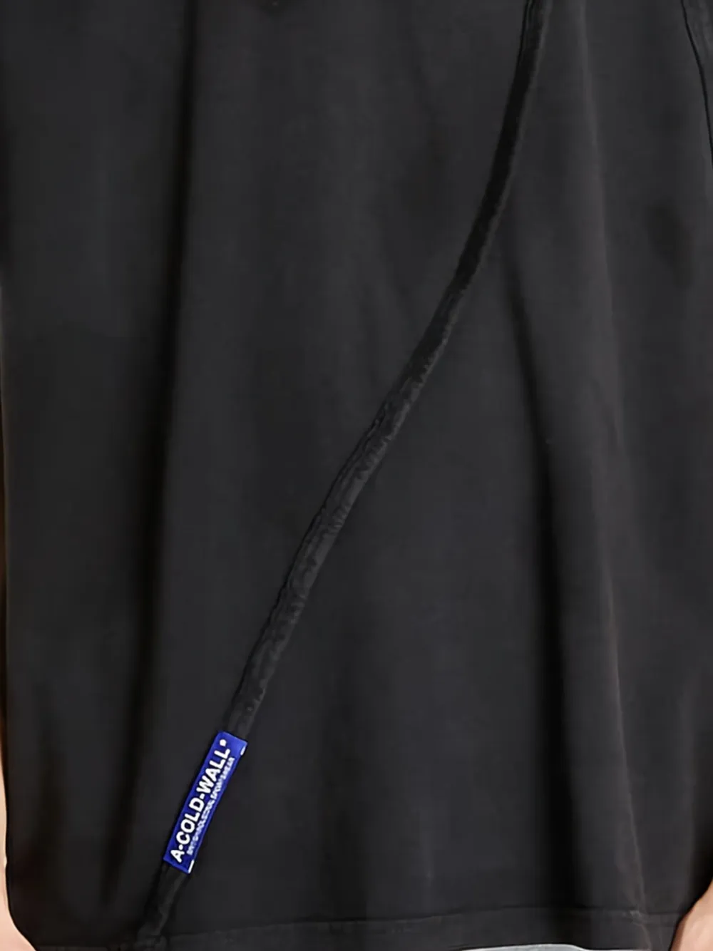 A-COLD-WALL* Chartered katoenen T-shirt Zwart