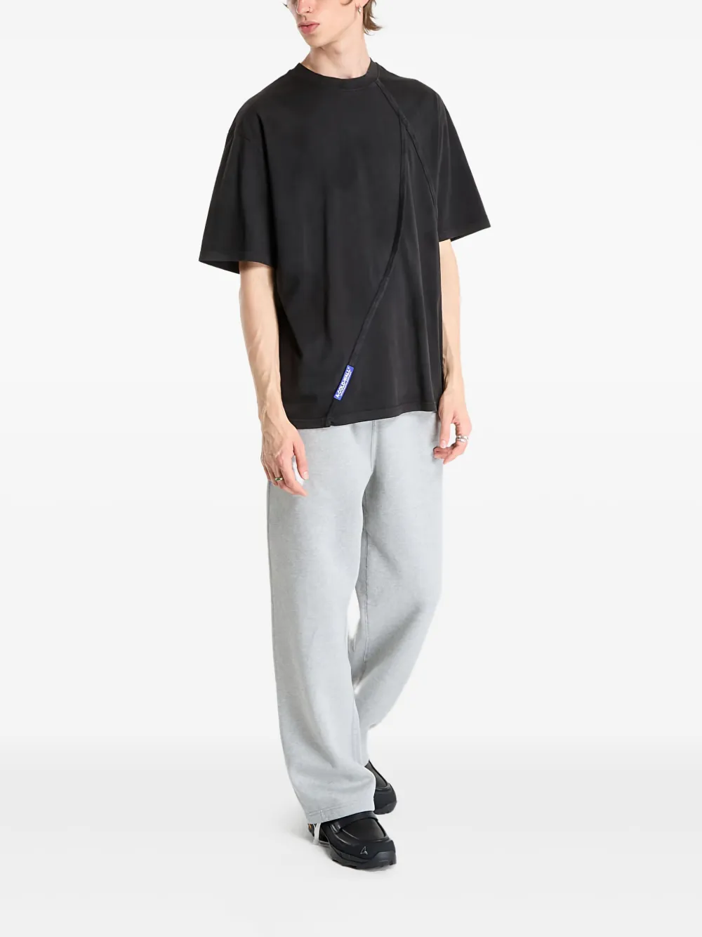 A-COLD-WALL* Chartered cotton Tshirt - Zwart