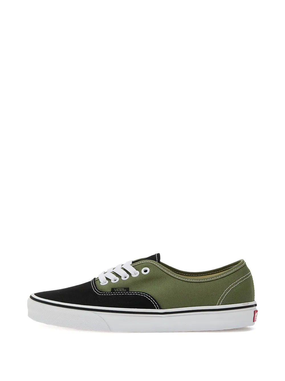 Vans Authentic Lace-up Fastening Sneakers In Green