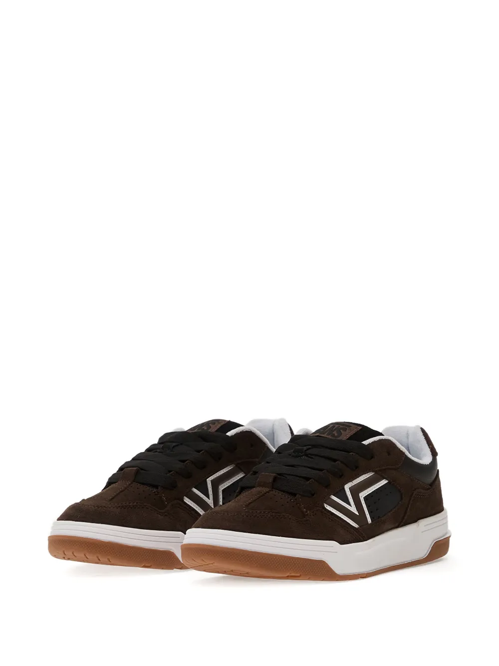 Vans Upland Logo Sneakers In Black